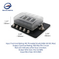 New product waterproof 10 Way Circuit with LED Indicator Cover for Car Marine Car Fuse Blocks Holder 32V DC Fuse Box